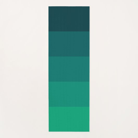 Groene strepen palet yogamat (Voorkant)