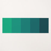 Groene strepen palet yogamat (Voorkant (horizontaal))