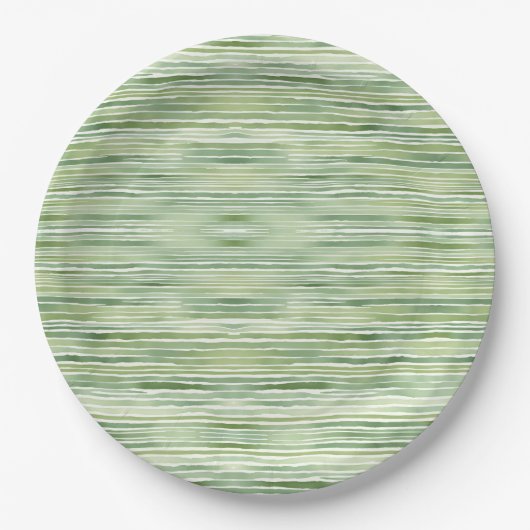 Groene Strepen  Papieren Bordje (Voorkant)