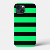 Groene strepen patroon Case-Mate iPhone case (Achterkant)