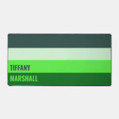 Groene strepen Patroonnaam Bureaumat (Voorkant)