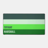 Groene strepen Patroonnaam Bureaumat (Voorkant)