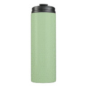 Groene Strepen Pompoen Patroon Thermosbeker (Voorkant)