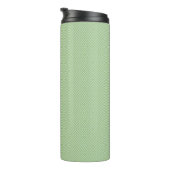Groene Strepen Pompoen Patroon Thermosbeker (Geroteerd rechts)