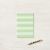Groene Strepen Post-it® Notes (Op bureau)