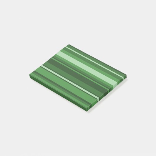 Groene strepen post-it® notes (Schuin)