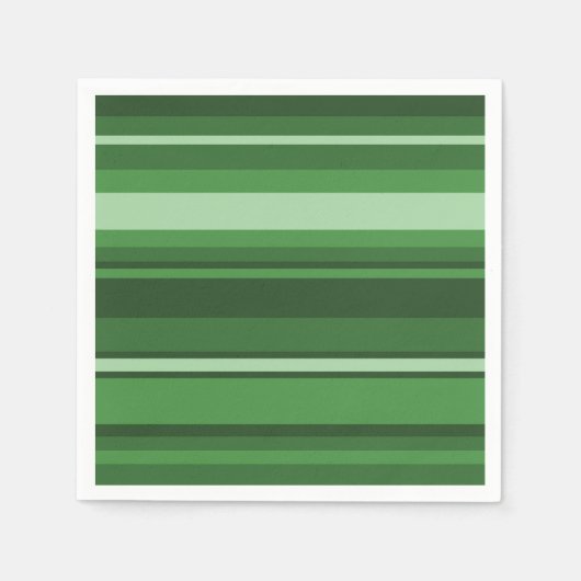 Groene strepen servetten (Voorkant)