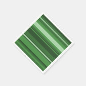 Groene strepen servetten (Hoek)
