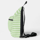 Groene Strepen Sling Bag (Rechts)