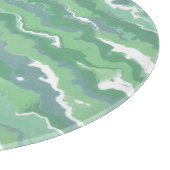 Groene Strepen Snijplank (Hoek)
