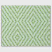 Groene Strepen Squash Patroon Cadeaupapier (Vlak)