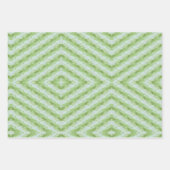 Groene Strepen Squash Patroon Inpakpapier Vel (Voorkant 2)