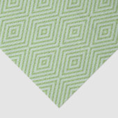 Groene Strepen Squash Patroon Tissuepapier (Detail)