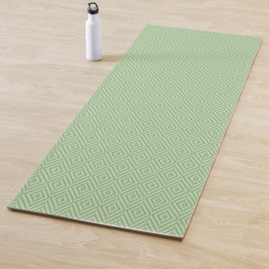 Groene Strepen Squash Patroon Yogamat (In situ)