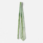 Groene Strepen Stropdas (Achterkant)