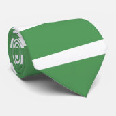 Groene Strepen Stropdas (Opgerold)