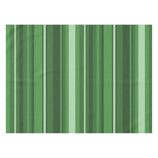 Groene strepen tafelkleed (Voorkant (Horizontaal))