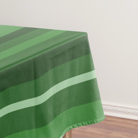 Groene strepen tafelkleed (Voorbeeld)