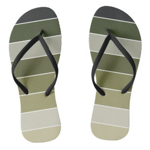 Groene Strepen Teenslippers