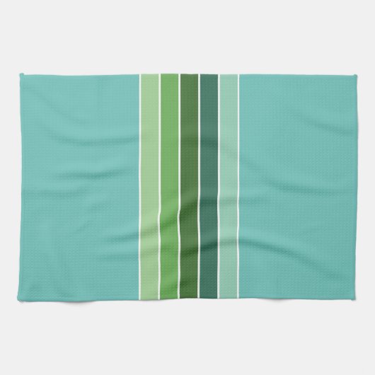 GROENE strepen Theedoek (Horizontaal)