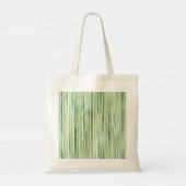 Groene Strepen  Tote Bag (Achterkant)