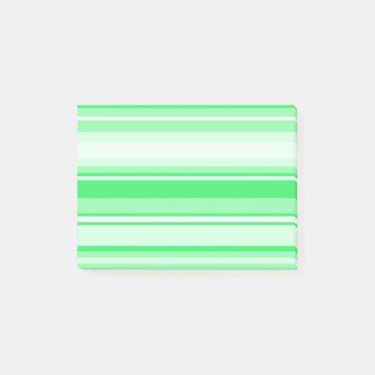Groene strepen van lente post-it® notes (Voorkant)