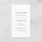 Groene strepen verticaal visitekaartje (Achterkant)