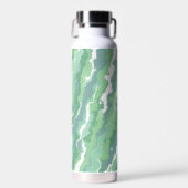 Groene Strepen Waterfles (Voorkant)