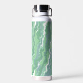 Groene Strepen Waterfles (Achterkant)