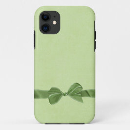 Groene strik iPhone 11 hoesje