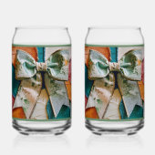 Groene Strik Sodawater Glas (Achterkant)