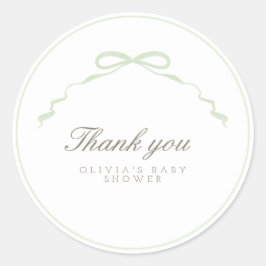 Groene Strik Sticker