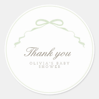 Groene Strik Sticker