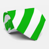 Groene Stripe cadeau voor mannen Stropdas (Opgerold)