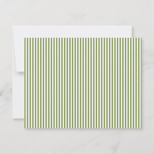 Groene Stripe Lemon Branch - Speciaal verhaal Notitiekaartje (Achterkant)