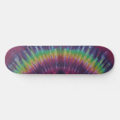 Groene Stripe Tie Dye Skateboard (Horizontaal)