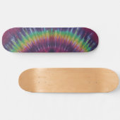 Groene Stripe Tie Dye Skateboard (Horizontaal)