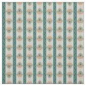 Groene stripe uit de jaren 1920 stof (Swatch)