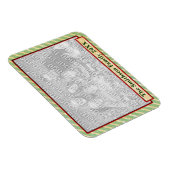  Groene Striped Fotosjabloon Magneet (Rechterzijde)