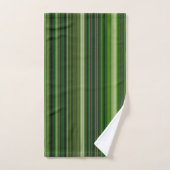 Groene stripes bad handdoek (Handdoek)