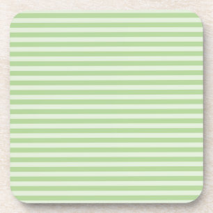 Groene stripes bier onderzetter