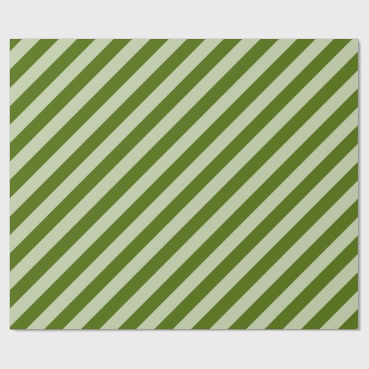Groene stripes cadeaupapier (Vlak)