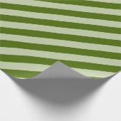 Groene stripes cadeaupapier (Hoek)