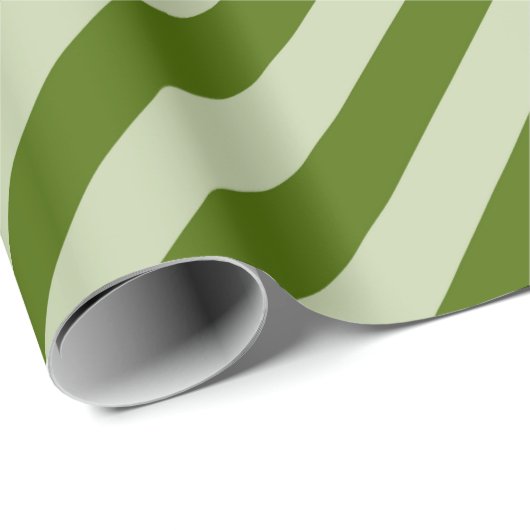 Groene stripes cadeaupapier (Rol Hoek)