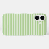 Groene stripes Case-Mate iPhone case (Achterkant (horizontaal))