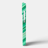 Groene stripes Case-Mate iPhone case (Achterkant / Links)