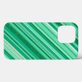 Groene stripes Case-Mate iPhone case (Achterkant (horizontaal))
