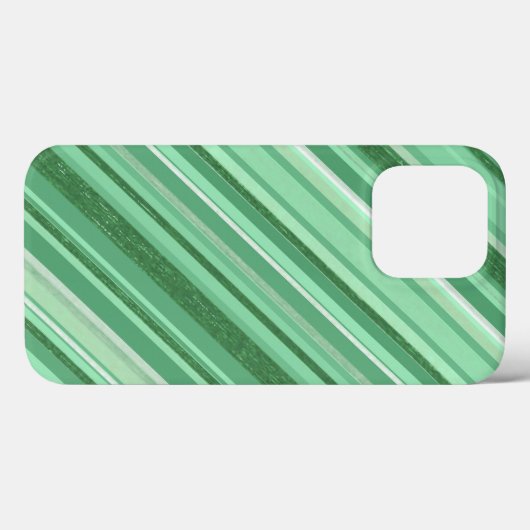 Groene stripes Case-Mate iPhone case (Achterkant (horizontaal))