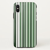 Groene stripes Case-Mate iPhone case (Achterkant)