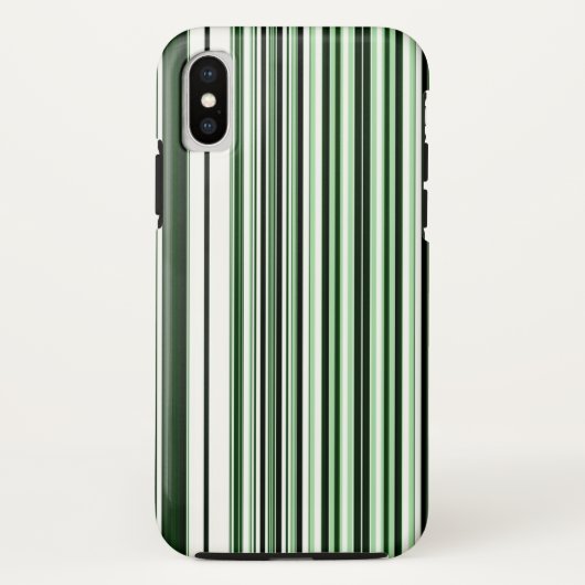 Groene stripes Case-Mate iPhone case (Achterkant)